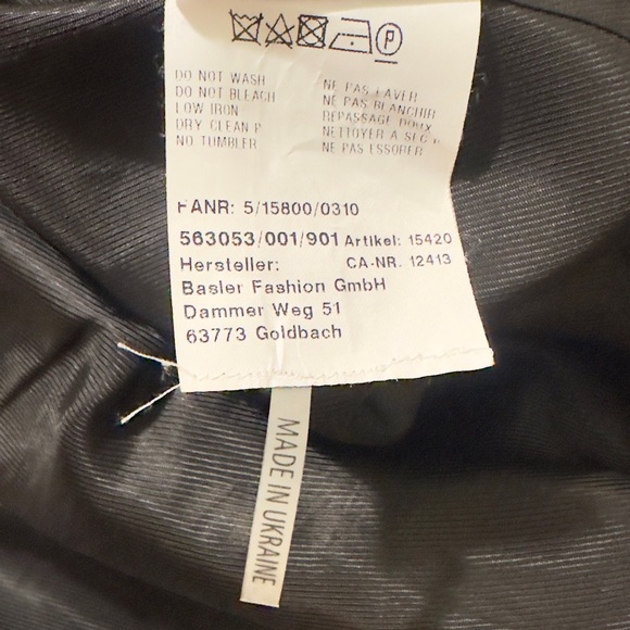 BASLER | Wool Mohair Alpaca Button Down Herringbone Jacket Coat - Picture 12 of 14